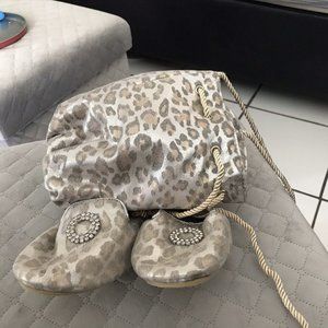 Ballet Flats with Matching Purse